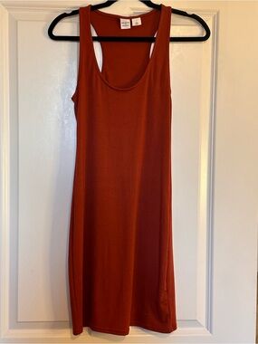 Melrose and Market cotton Tank Dress in Burnt Orange